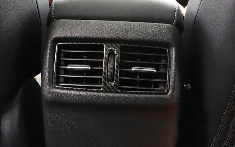 Rear Air Outlet Vent Frame Trim Fit for Nissan Sentra 20-22 Steel Carbon Fiber
