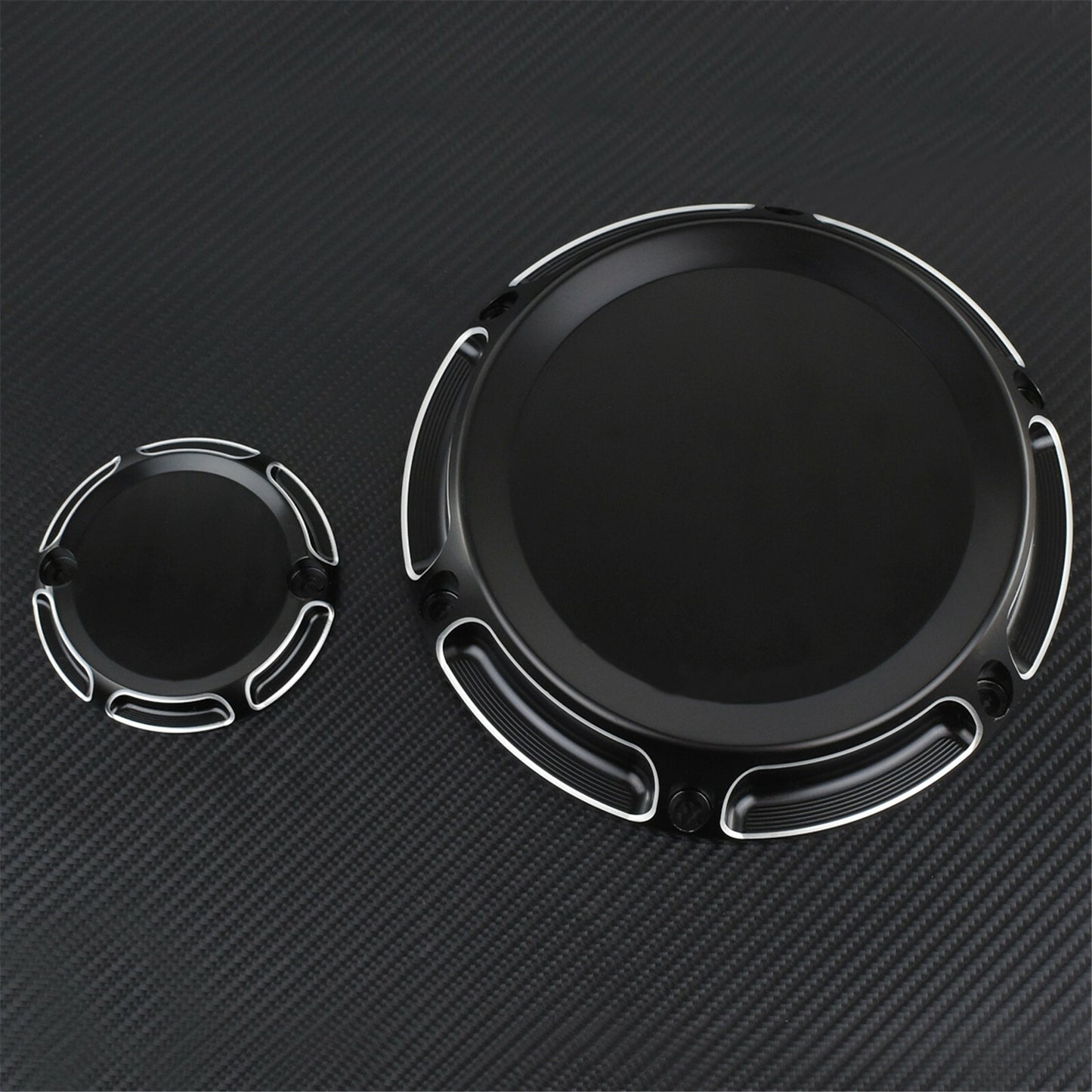 Black CNC Derby Cover Timing Timer Cover Fit for Harley Sportster XL XR 2004-19