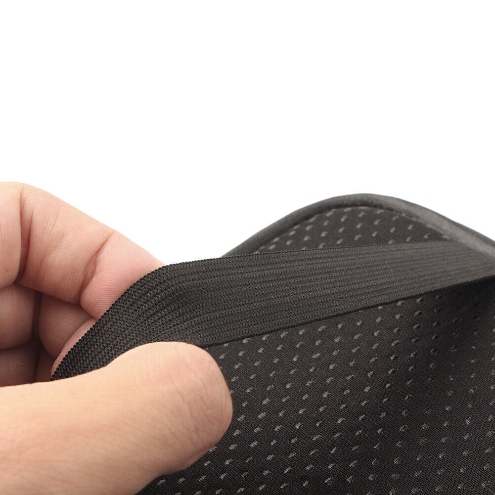 for Toyota Carbon Fiber Center Console Armrest Cushion Mat Pad Cover With Emblem