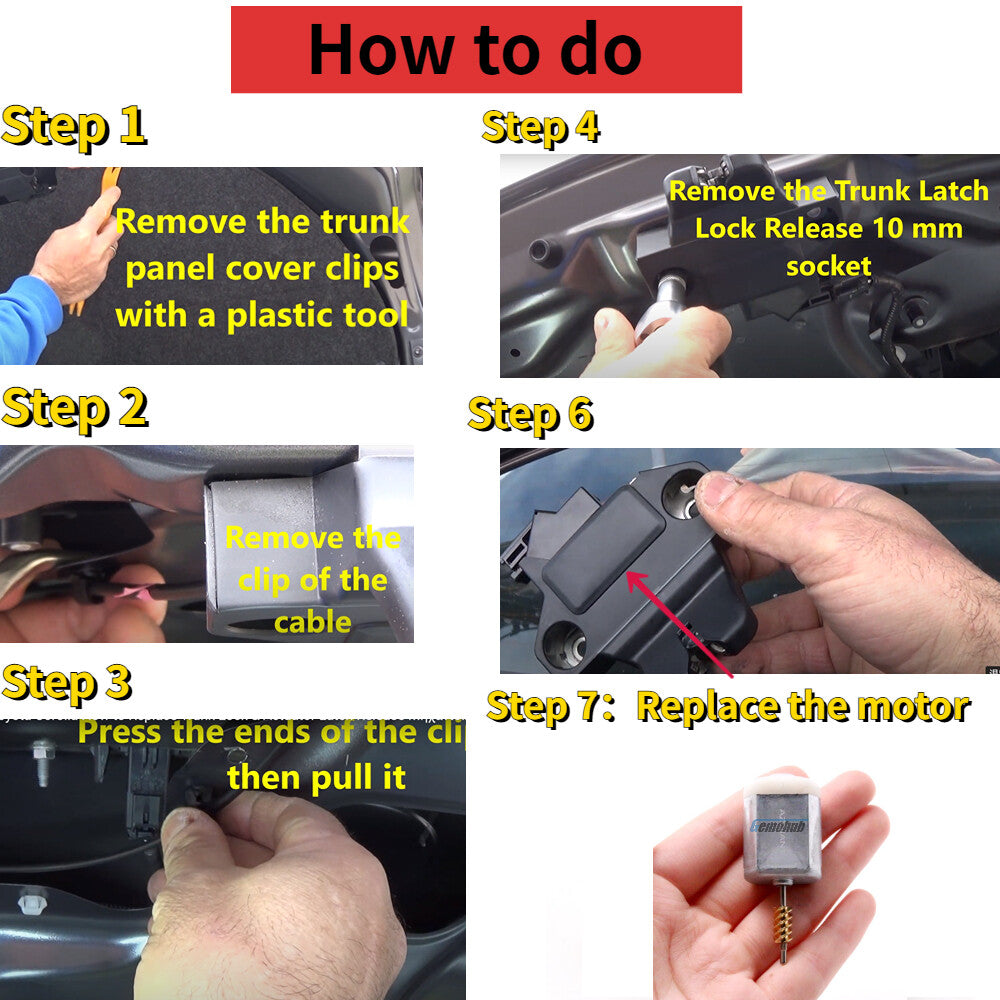New Deck Lid Latch motor Replace for 2007-2016 for Renault Koleos