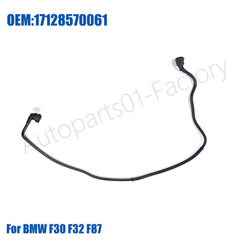 1 Upper Radiator Hose to Expansion Tank Vent Hose for BMW 335i 435i 17128570061