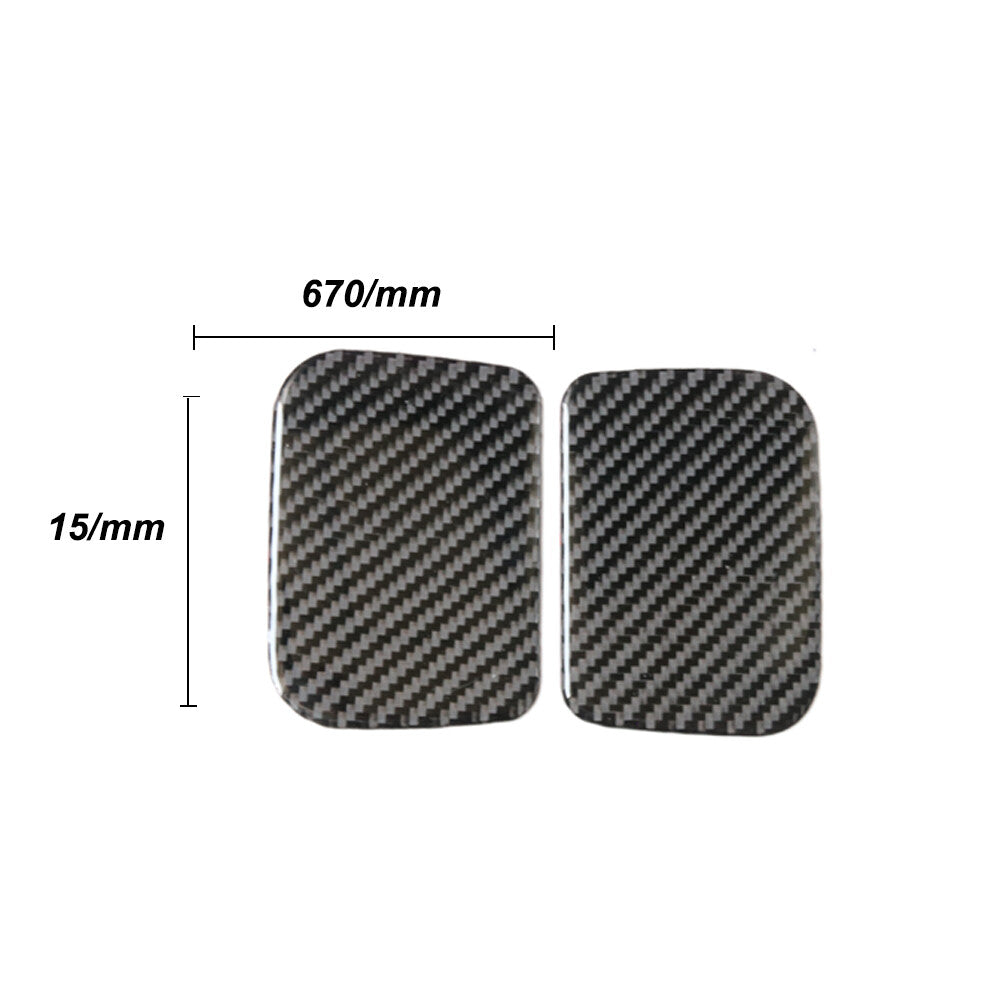 Carbon Fiber Side Ashtry Panel Decorative Trim Cover for Subaru Forester 2005-08