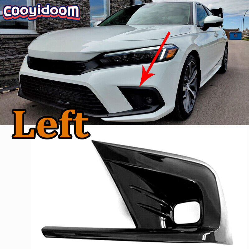 Left front fog light cover part for 2022 for Honda for Civic 11th generation