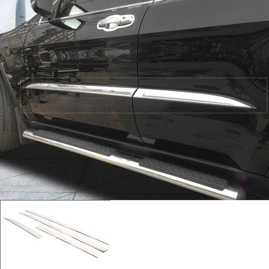 for Jeep Grand Cherokee 2014-2021 Chrome Car Body Side Door Molding Trim Garnish