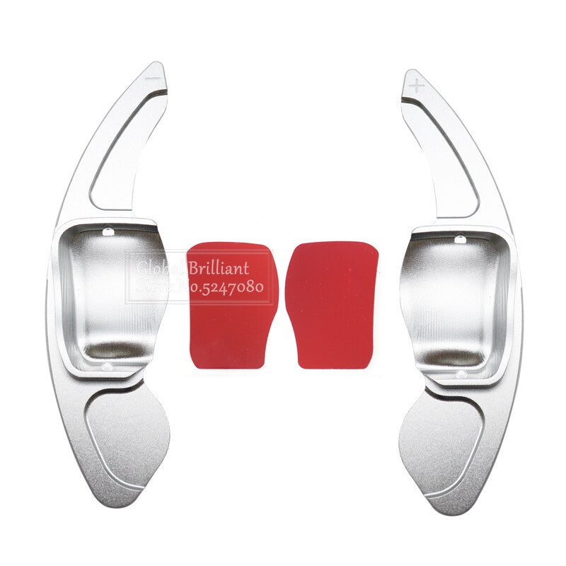 Steering wheel paddle shifter extended for Volkswagen for Golf MK6 GTI for Tiguan for Jetta Silver
