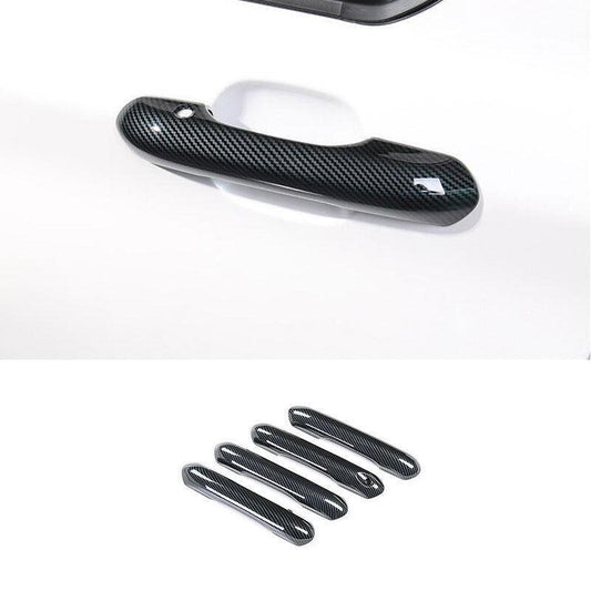 Exterior Side Door Handle Cover Trim for Ford Explorer 2020-2022 Carbon Fiber