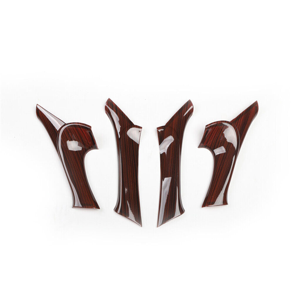 Interior Door Armrest Panel Trim Decoration 4PCS Fit for Lexus IS 06-11 Red Wood