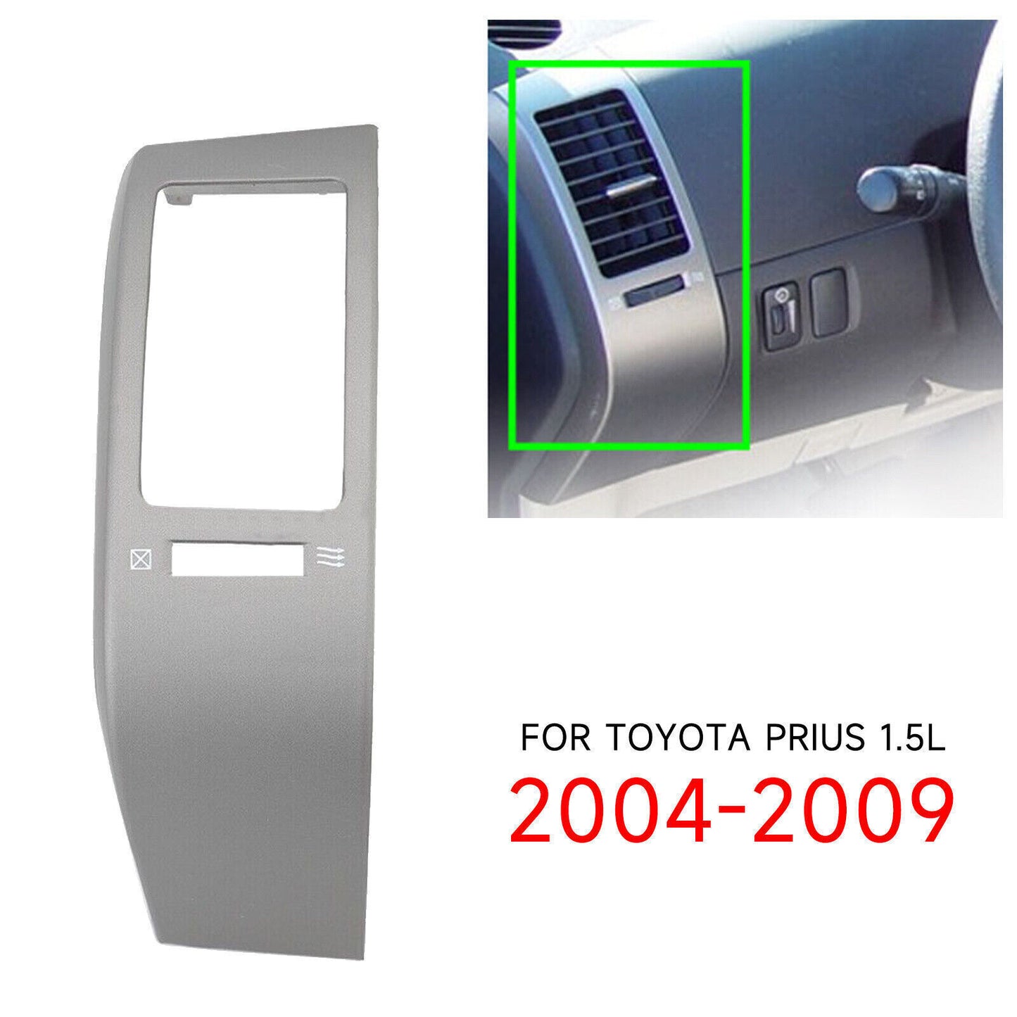 for Toyota Prius 04-2009 Left Side Center Inner A/C Dash Air Vent Cover Trim US