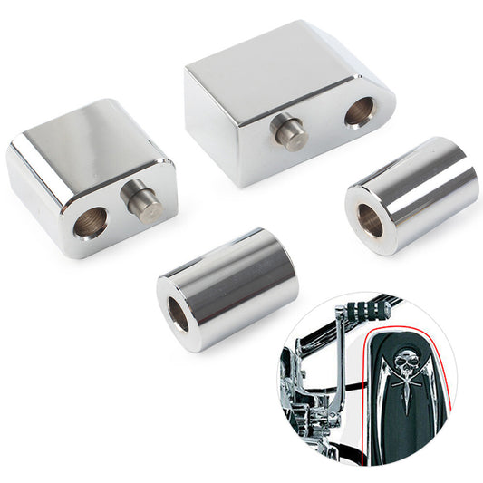 1-1/4 Driver Floorboard Spacer Extension Fit for Harley Street Tri Glide Chrome