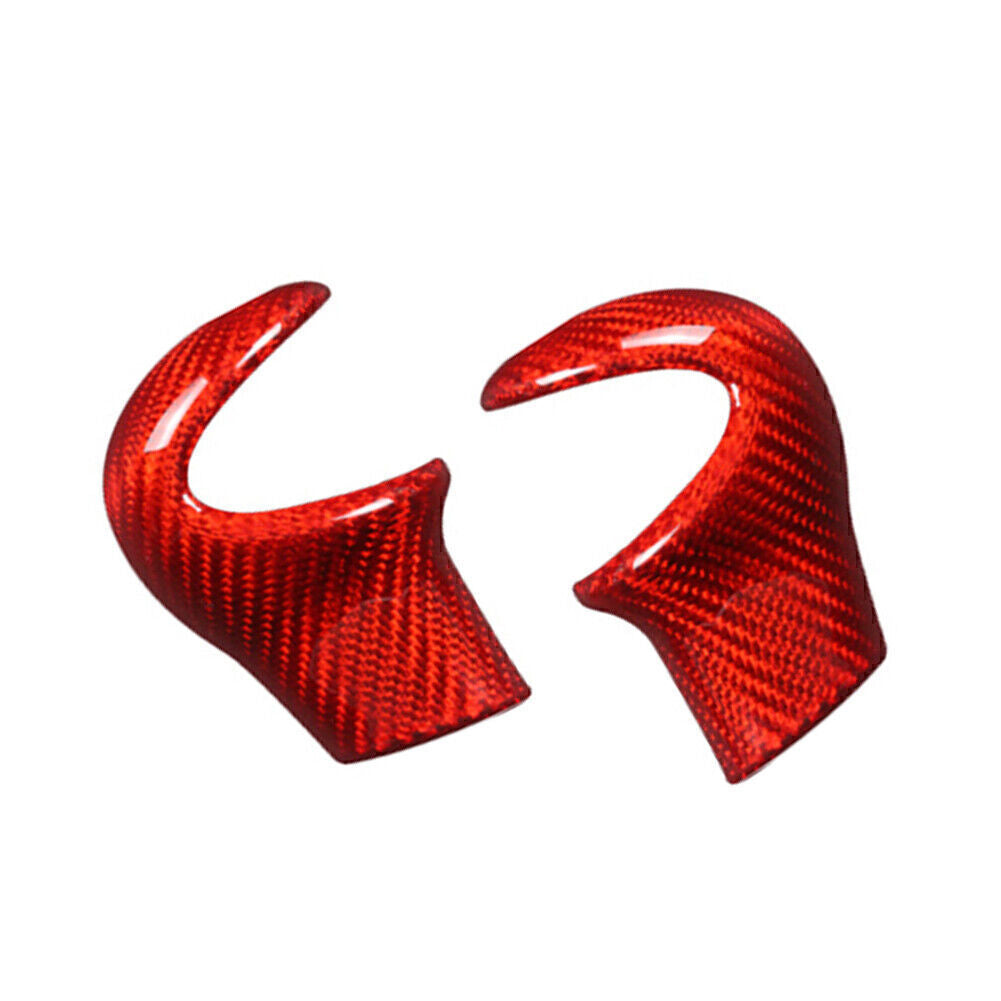 Red Carbon Fiber Gear Shift Knob Cover Trim for Mini Cooper R55 R56 R60 R57 R58
