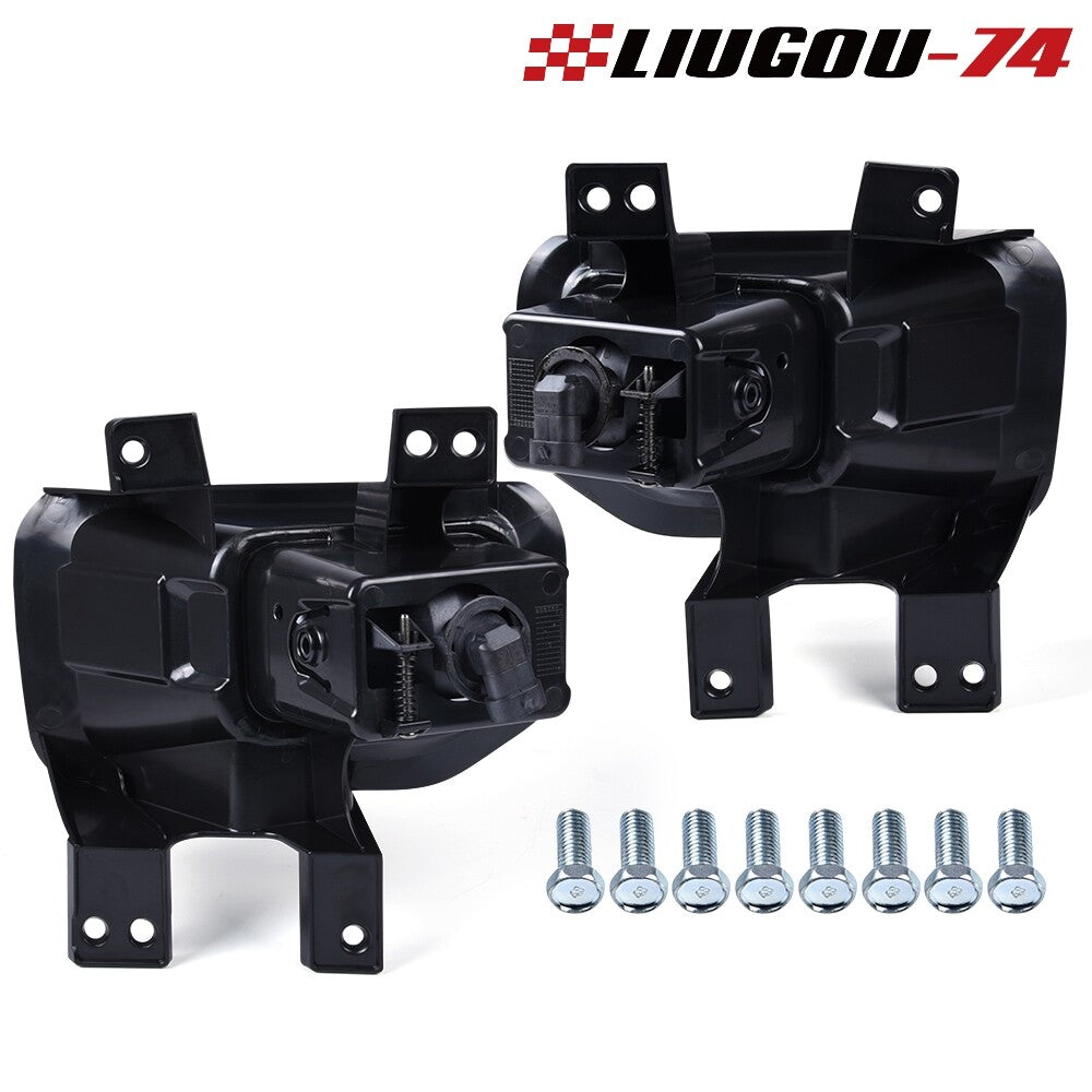 Suitable for 2015-2017 for Ford F-150s. Transparent lens front bumper fog lights and driving lights.