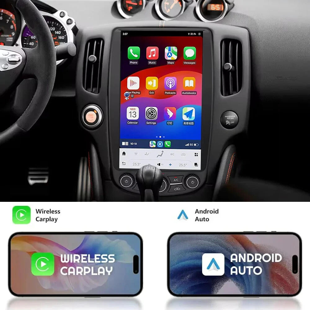 Android Car Radio for Tesla Screen for Nissan 370Z 2009-2021 GPS Stereo Upgrade 128G