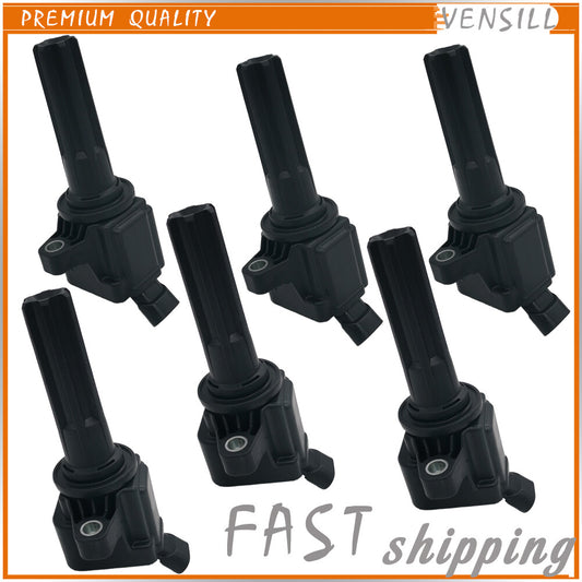 Set of 6 Ignition Coils for Chevrolet Trailblazer for GMC for Canyon Envoy for Saab UF497