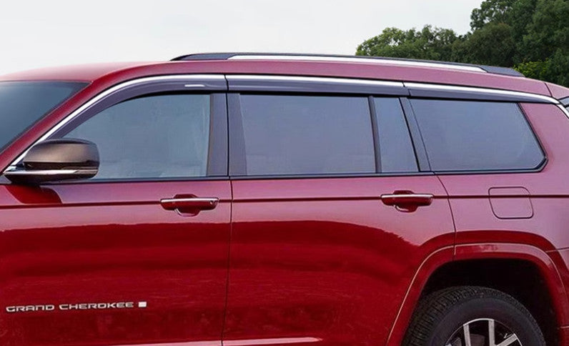 for Jeep Grand Cherokee 2022-24 Window Visor Vent Shade Rain Guard Deflector 6X