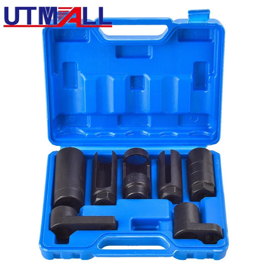 7-piece set of oxygen sensor and oil pressure transmitter unit main sensor sleeve tool
