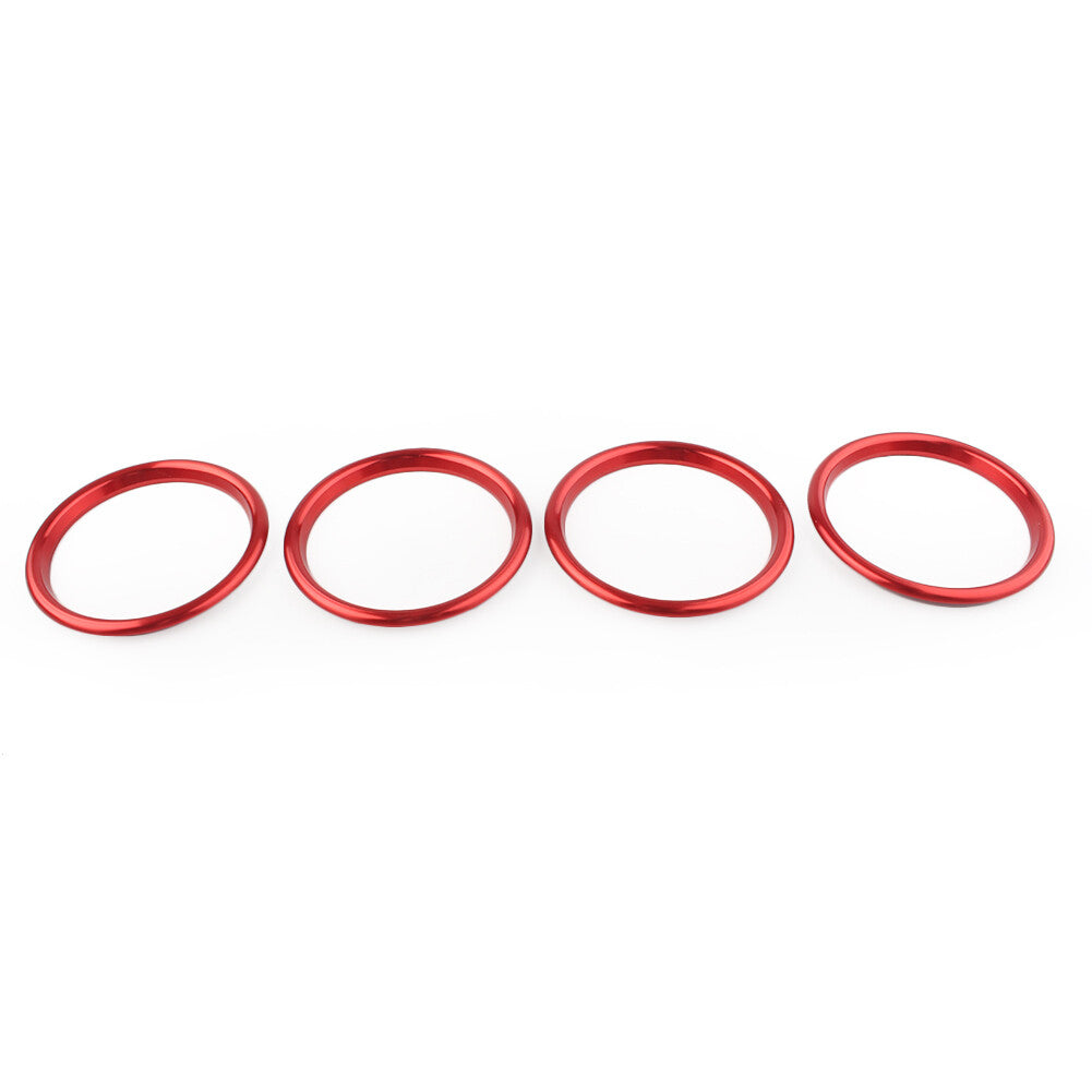 Interior Air Vent Outlet Trame Ring Cover Trim Fit for Audi A3 S3 Q2L 2012-2019 Red