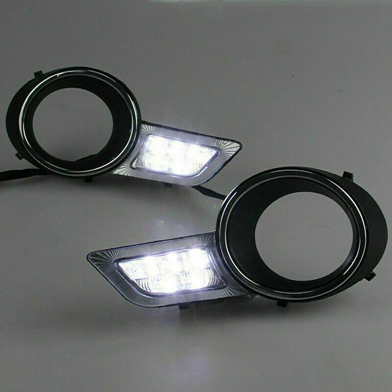 LED DRL Day Running Light Fog Lights Replace Kit for Toyota Highlander 2008-2010
