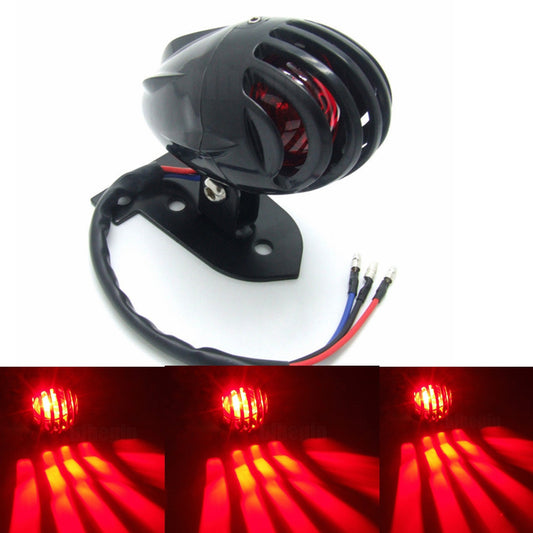 General Motorcycle Taillight, Stop Brake Taillight, License Plate Light (Red)