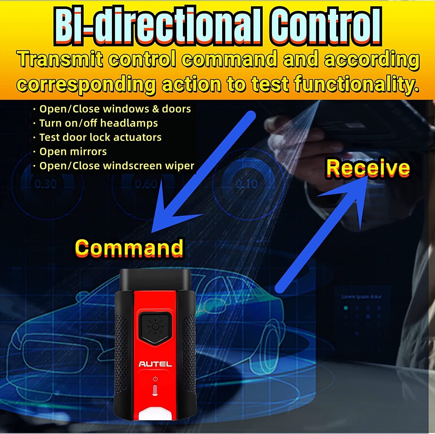 MaxiVCI V200 Wireless Diagnostic Interface For MS906 PRO/ITS600K8
