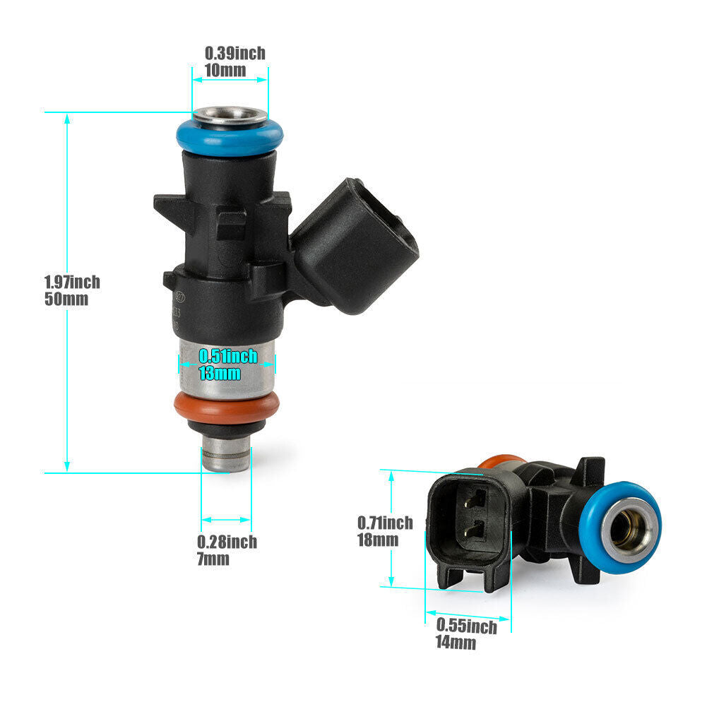 6-pack fuel injectors 0280158233 for Chrysler for Dodge for Ram for Jeep 3.6L 11-17 5184085AC