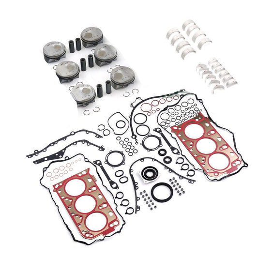 Engine Gasket Pistons Overhaul Rebuild Kit for Porsche Macan for Panamera S 3.0T V6