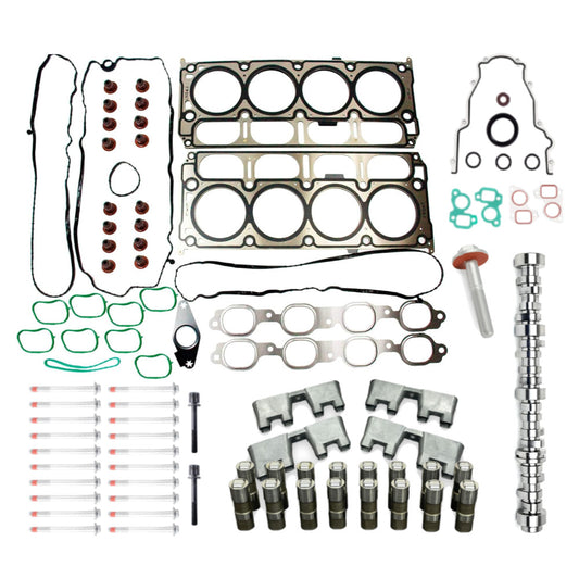 FOR 2014-2023 for Chevrolet for GMC for Sierra 5.3L V8 NON AFM Lifters Head Gasket Bolts Kit