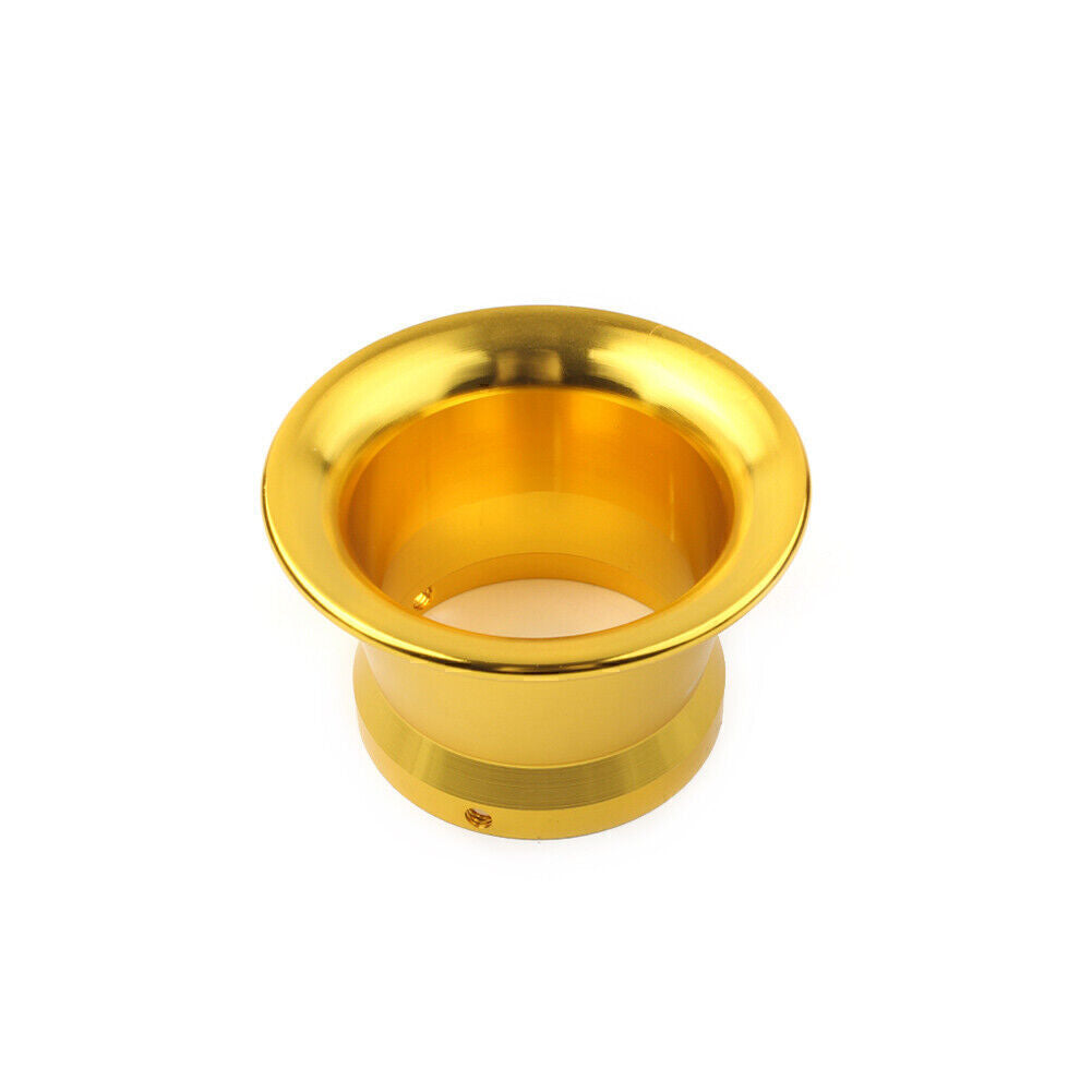 Gold Universal CNC 50mm Carburetor Air Inlet Tip Vent Collar Horn for KEIHINOKO