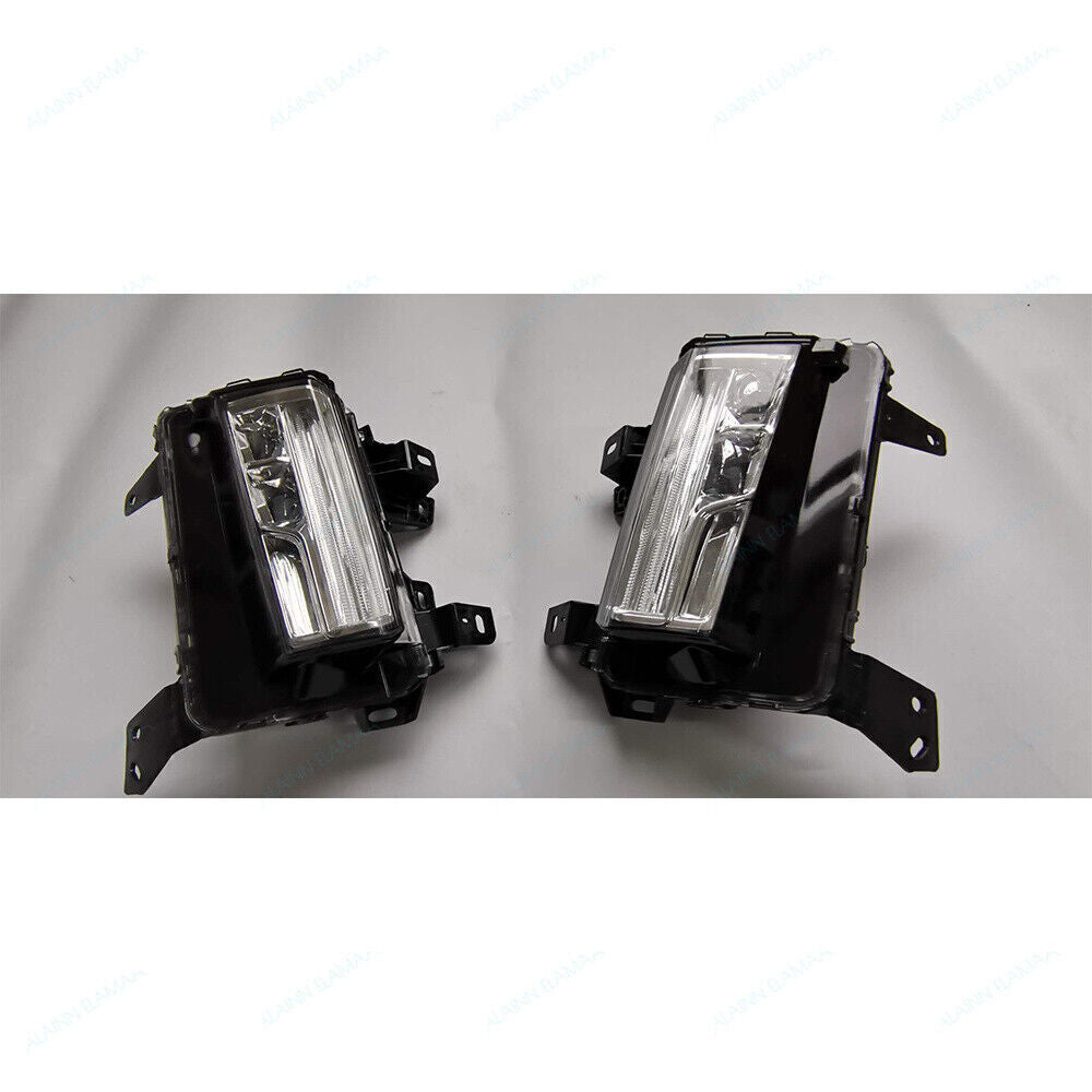 for Cadillac XT5 2017-2020 Pair Front Fog Lamp Driving Light Assembly LED DRL
