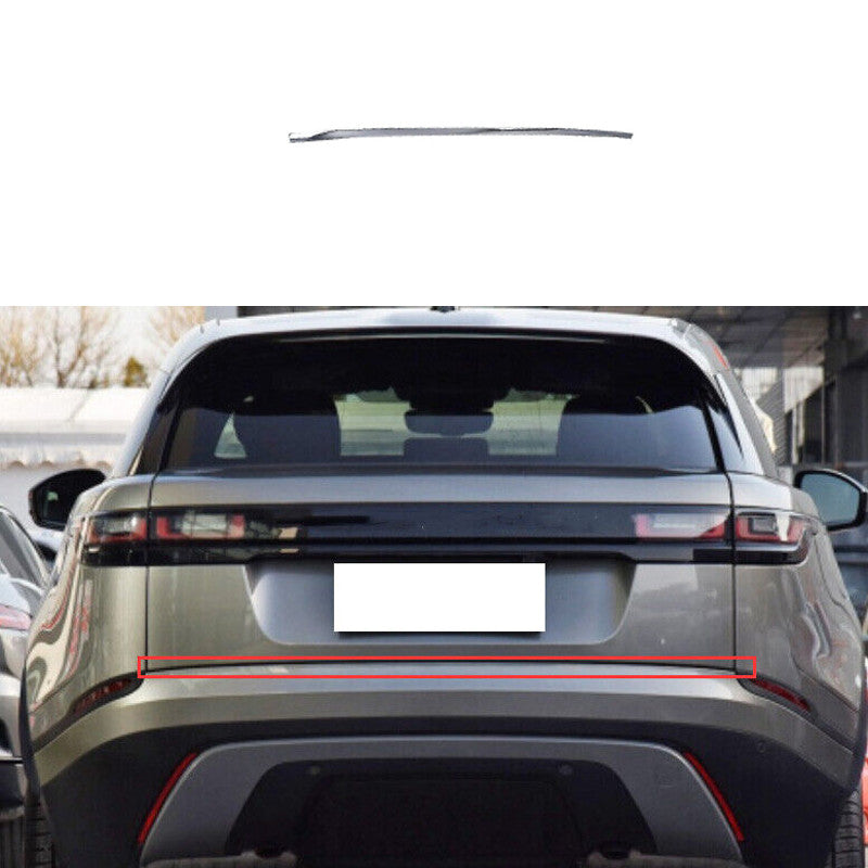 2017-2021 Rear Tailgate Trunk Lid Chrome Steel for Range Rover Velar Cover Trim