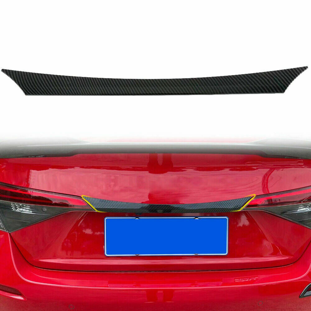 for Honda for Civic 2022-2023 Carbon Fiber Trunk Tailgate Molding Middle Trim Strip
