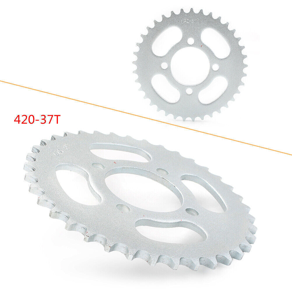 420 Chain Rear Sprocket 37 Tooth 50cc 70 110cc Dirt Pit Bike Chinese ATV Taotao