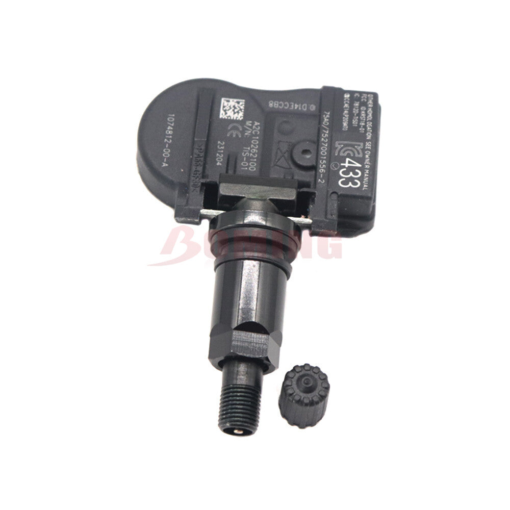 4-pack of new Tire Pressure Sensors (TPMS) for Tesla Model 3 (S and X) 433MHz