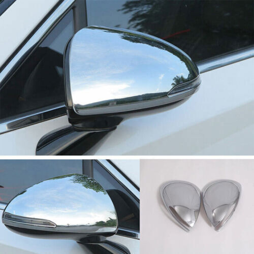 for Hyundai Sonata 2020-2023 Chrome ABS Side Door Rearview Mirror Cover Trim 2pc