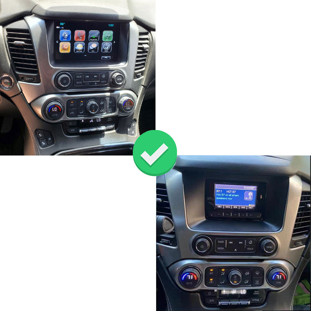 Android 11 for Tesla for Smart Radio Vertical Screen GPS Player for GMC for Yukon 2015-2020