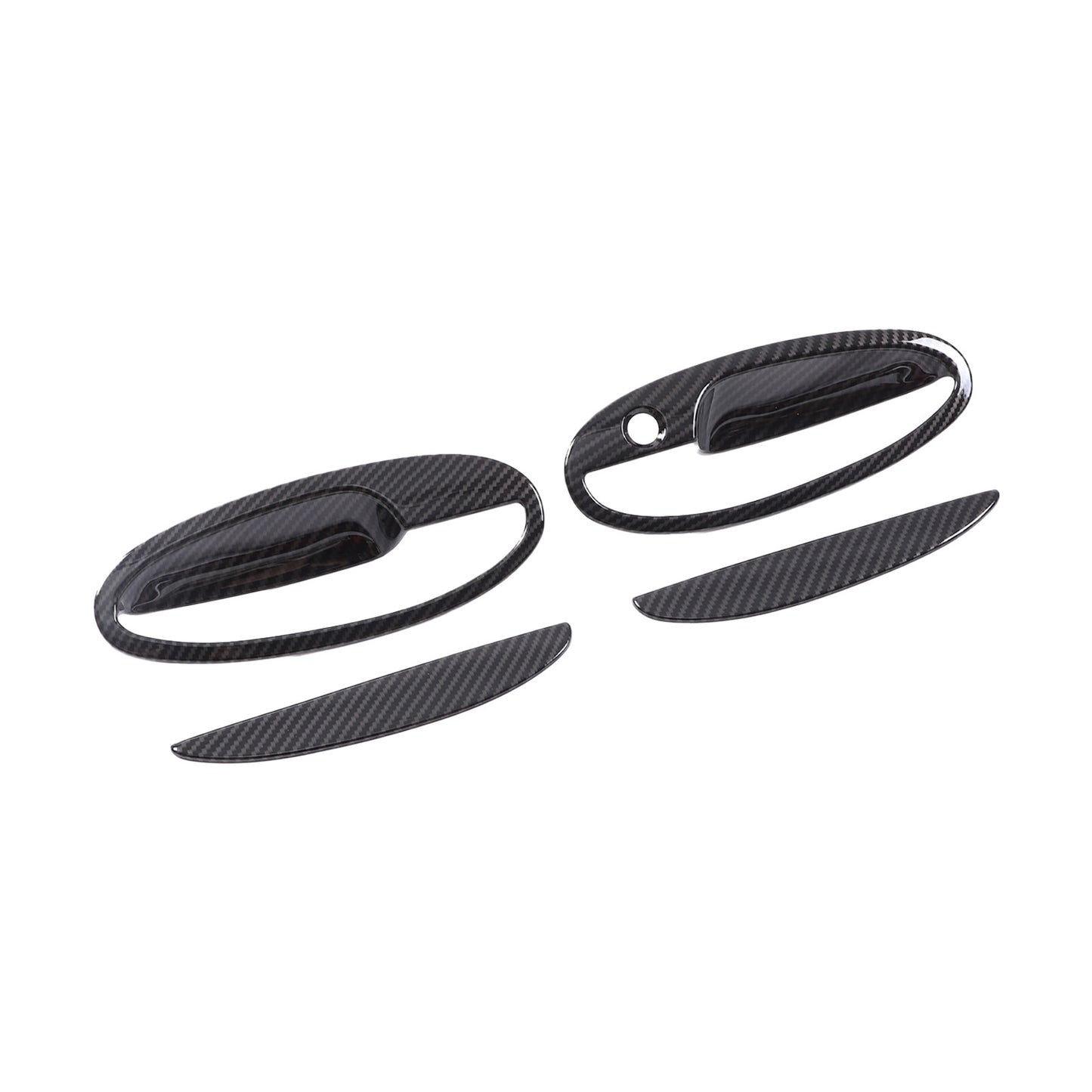 10-Piece Carbon Fiber Exterior Taillight Grille Cover Trim for Corvette C7 2014-19