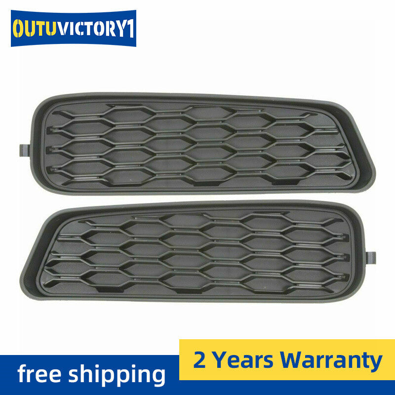 Front fog light vent cover grille assembly black package for 11-14 Avengers