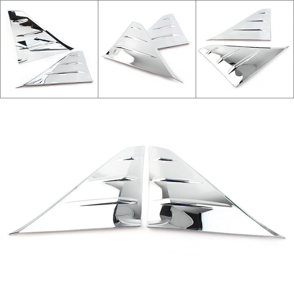 2Pcs B-Pillar Molding Cover Trim Mirror Fit for Toyota 2016-2019 Alphard 2016-2019