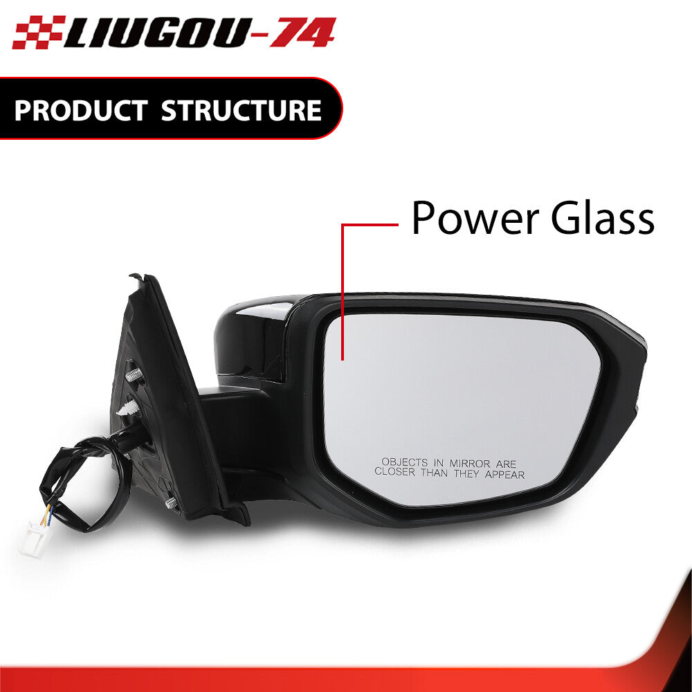 Suitable for Honda for Civic LX DX 16-21 power-folding mirror, passenger side.
