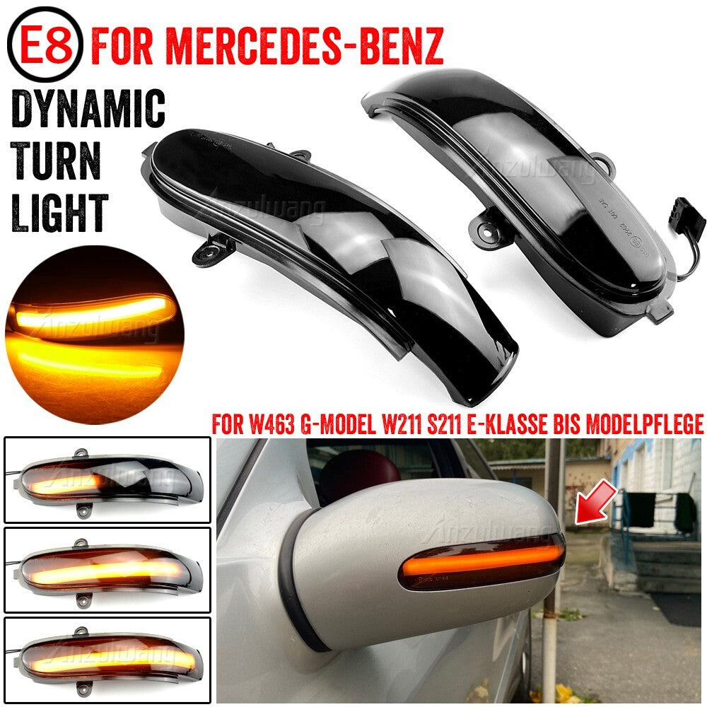 Dynamic Side Turn Signal Light for mercedes-benz W463 W211 S211 E-Klasse bis