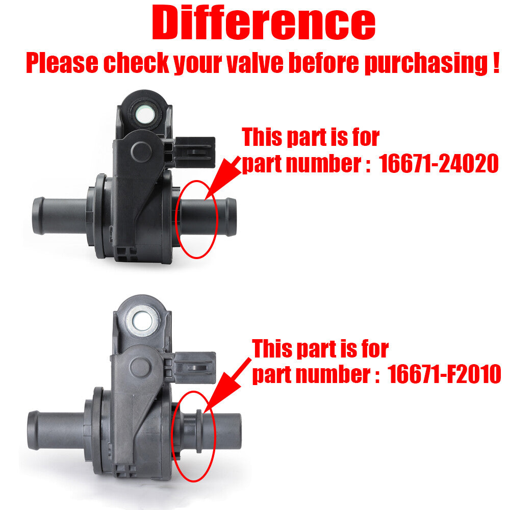 16671-24020 Coolant Flow Control By-Pass Valve for Toyota Rav4 for Corolla for Camry