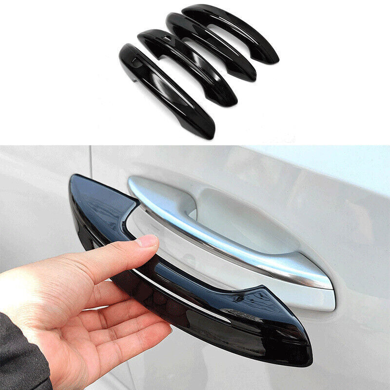 Gloss Black Outside Door Handle Molding Cover Trim Fit for Cadillac CT5 2020-24