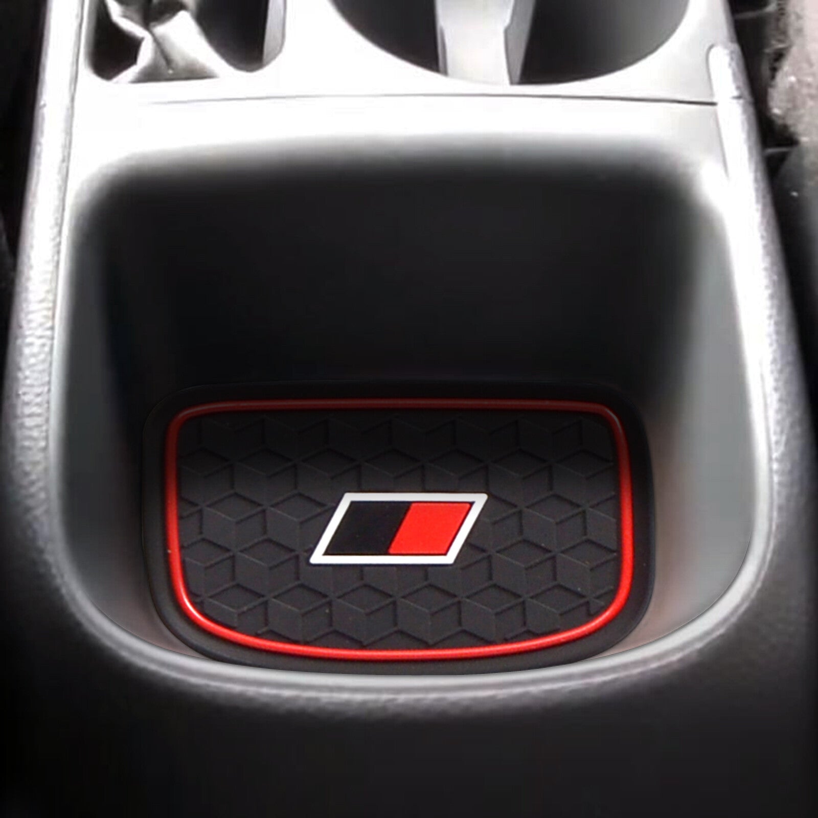 Gate Slot Cup Mat for Toyota Yaris 2020 2021 Hybrid GR Sport Accessories Pad RED