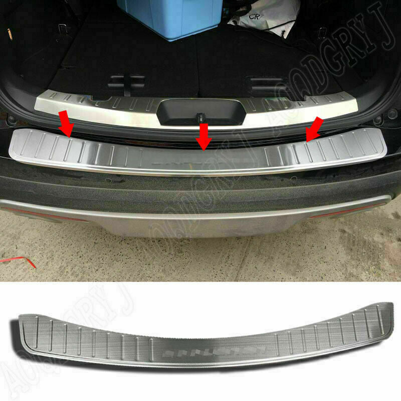 for Ford Explorer 2013-2015 Silver Steel Rear Bumper Protector Plate Guard Trim