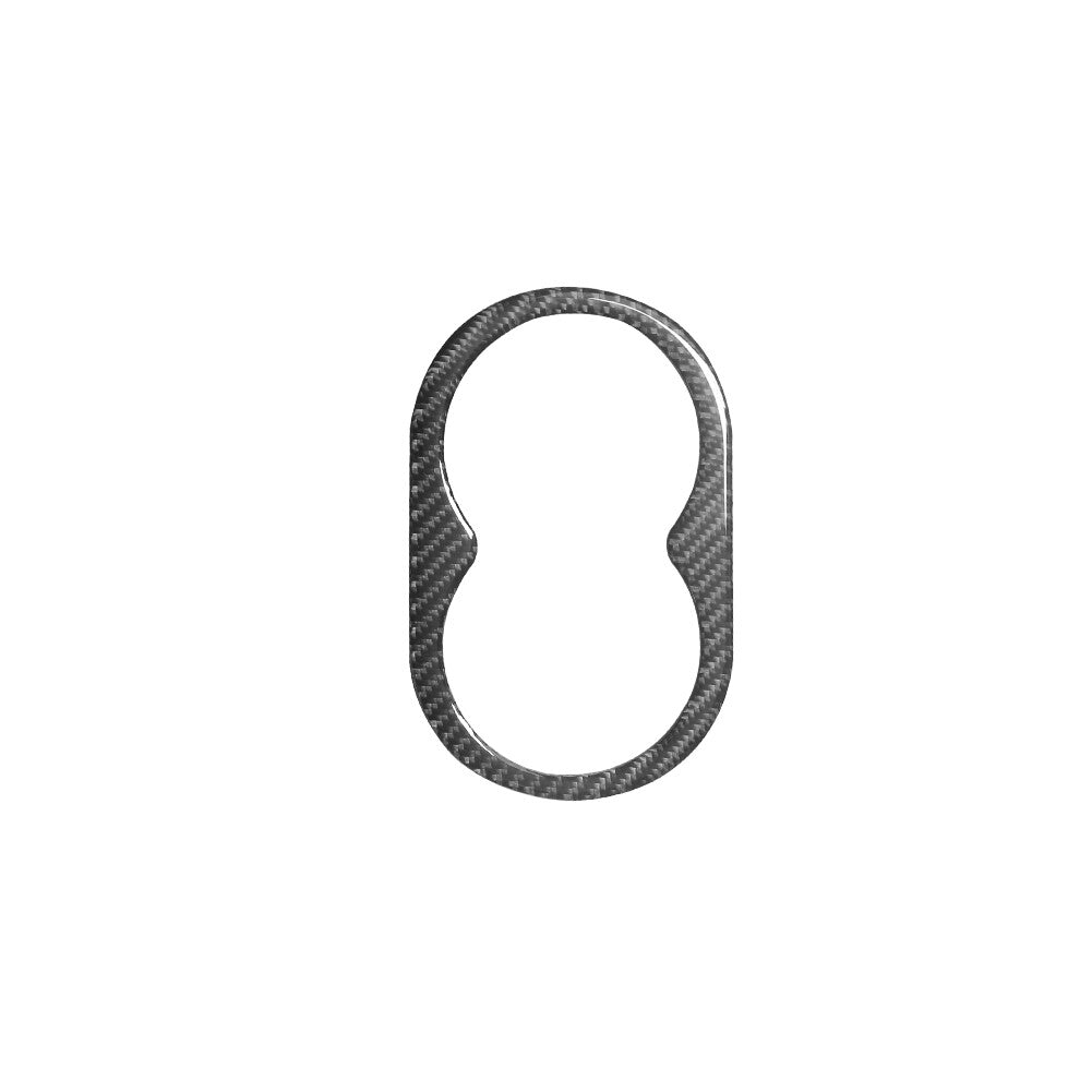 Carbon Fiber Rear Watercup Panel Holder Cover Trim for Chrysler 300 2005-07