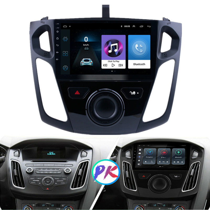 9In Android Play Stereo Audio Radio for Ford Focus 12-17 Multimedia Touch Screen