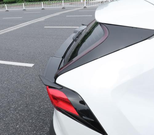 For 2019-22 for Toyota RAV4 Piano Black Rear Trunk Spoiler Tail Middle Lid Wing Lip