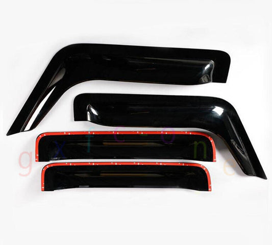 for Toyota Tundra 2022-2024 Black Car Window Vent Visor Sun Rain Deflector Guard