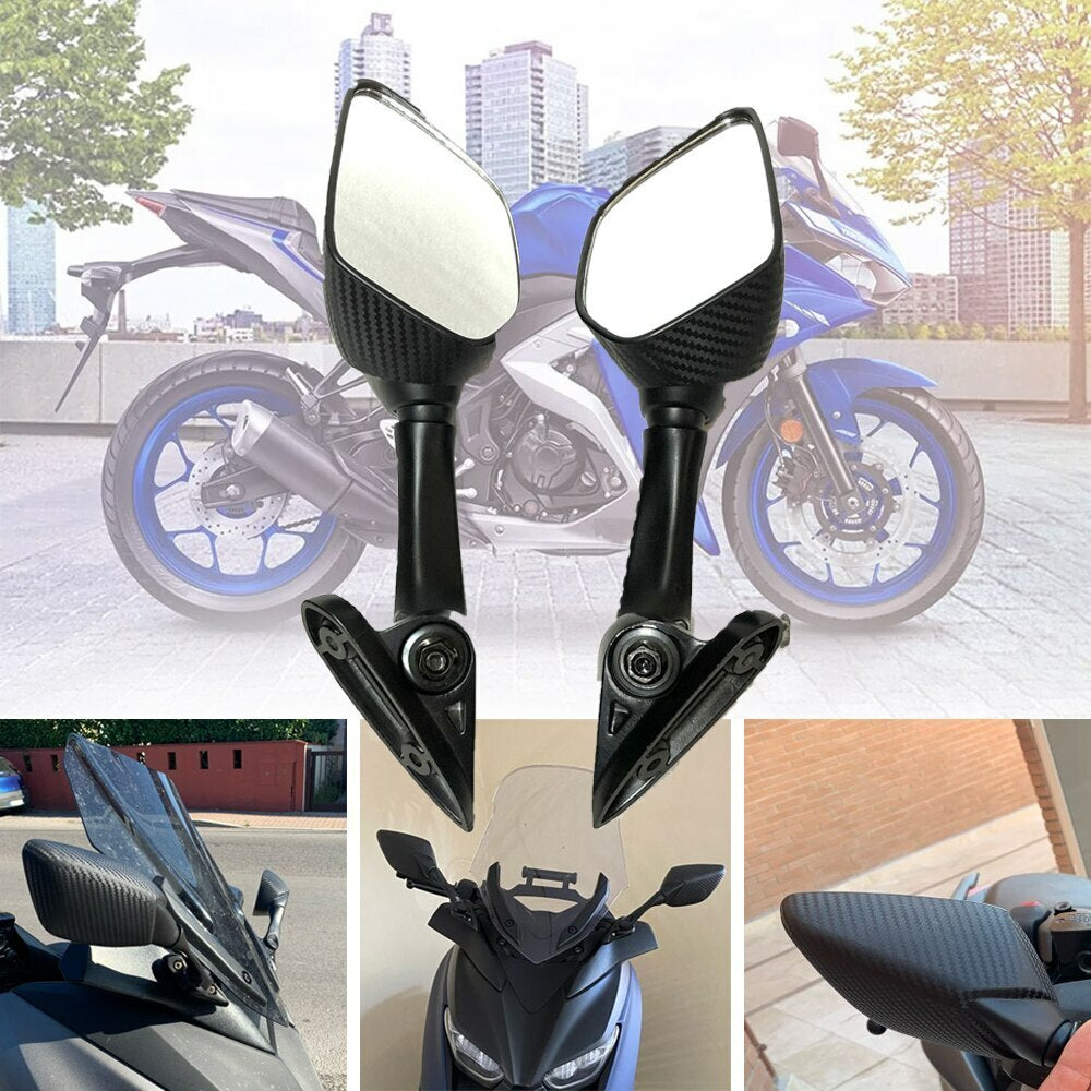 Motorcycle Rearview Side Rear View Mirrors for YAMAHA YZF R3 R25 YZF-R3 YZF-R25
