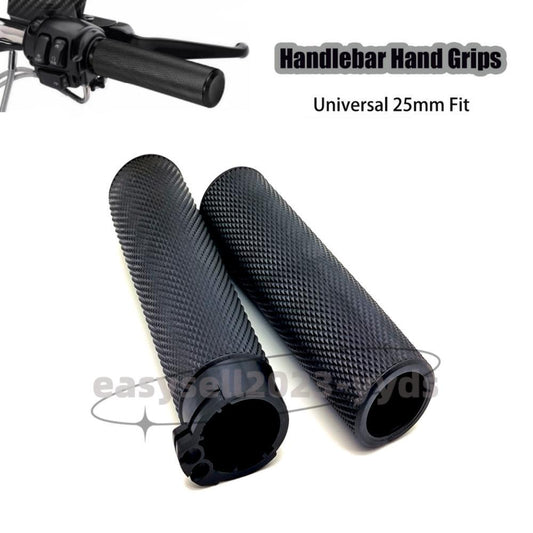 Universal Black 1 Handlebar Hand Grips Fit for Harley Davidson Dyna Sportster