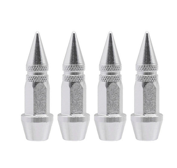 4-piece car tire valve cover rod air dust cover dice black  for ford
